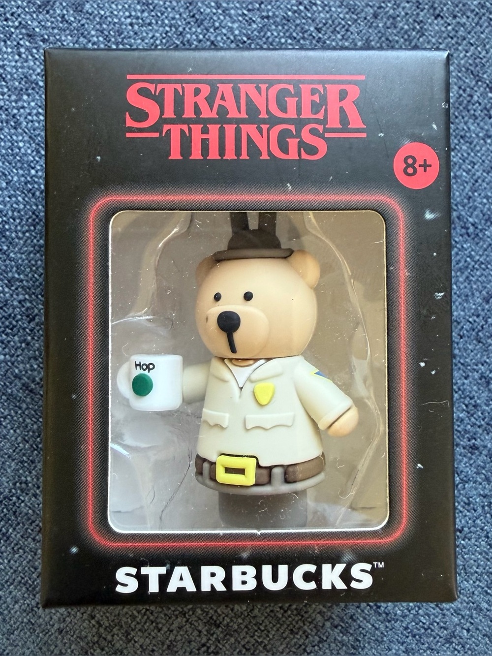 Hopper: Starbucks x Stranger Things bearista topper